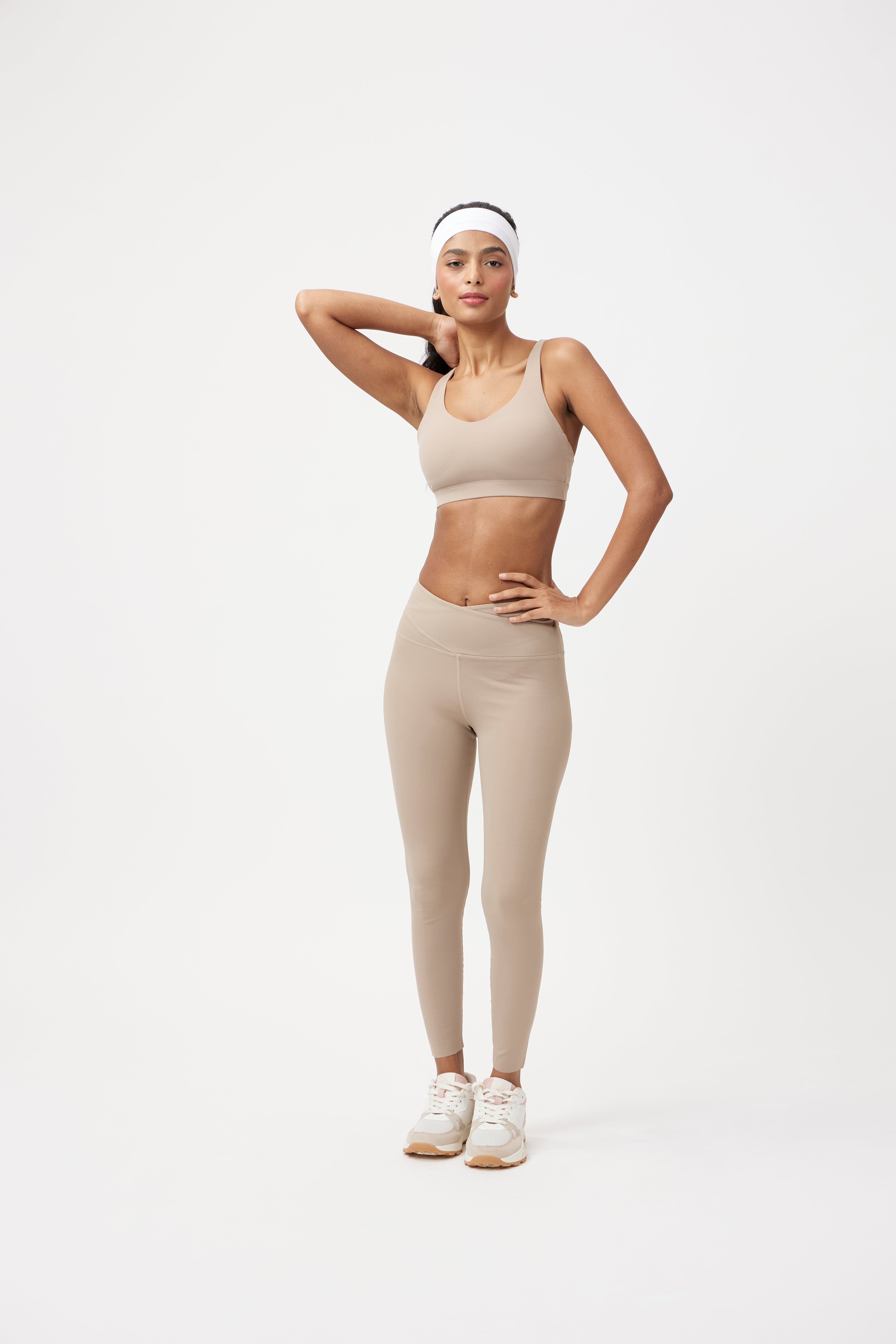 Frost Grey Criss Cross Essential High Waist Leggings – BODD ACTIVE