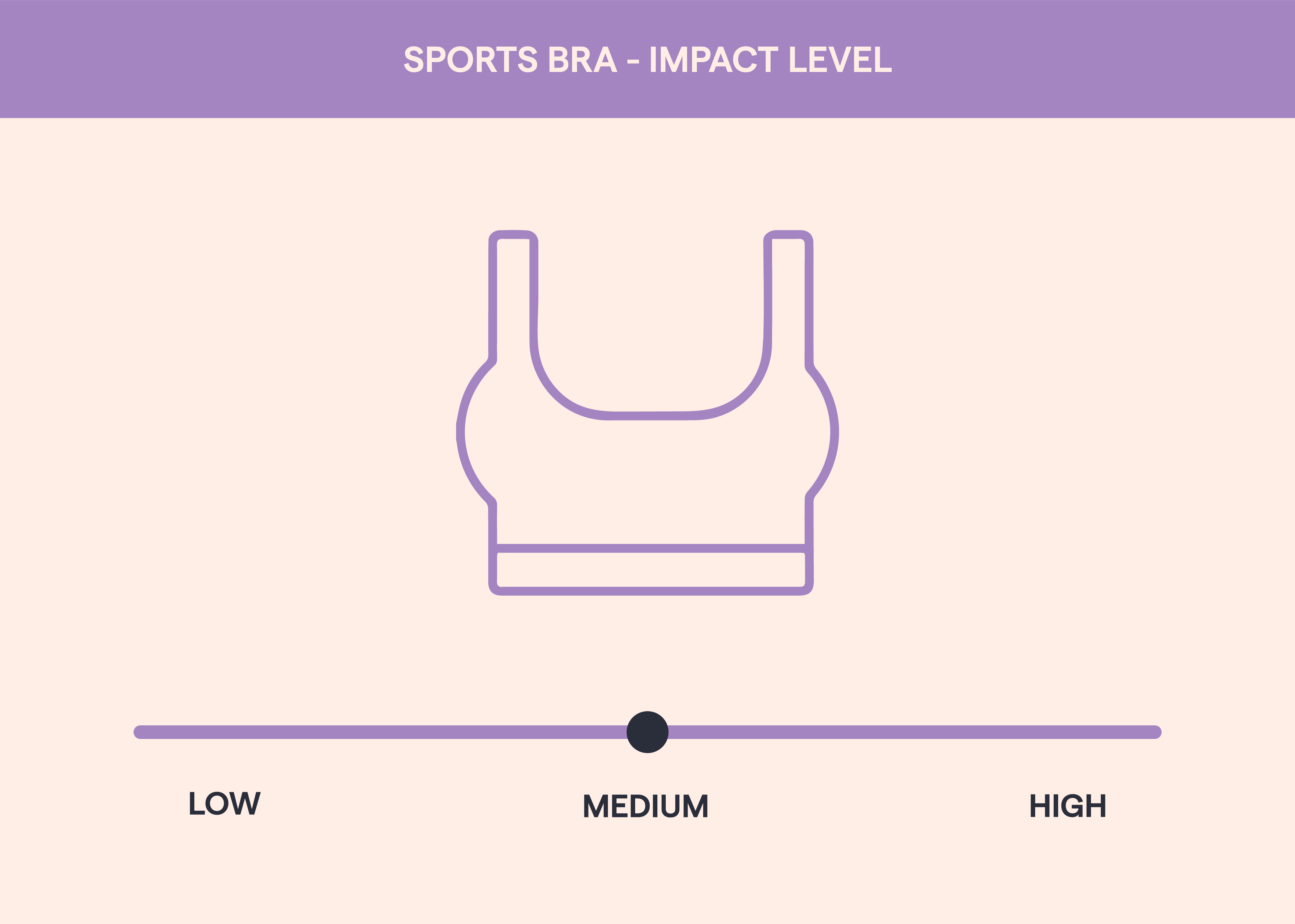 Mauve Cross Back Sports Bra